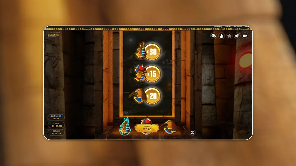 Crypt of Giza Mobile App Background