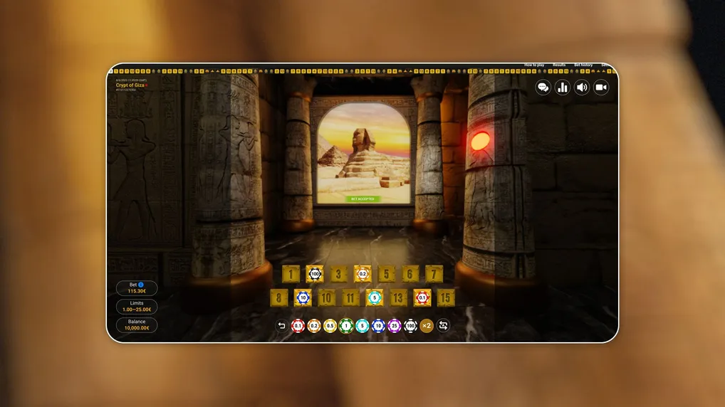 Crypt of Giza Pyramid Pachinko Board